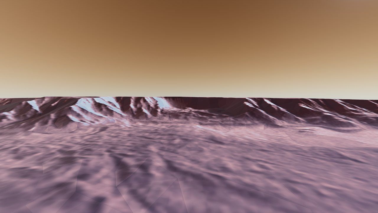 The walls of Valles Marineris on Mars